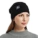 Radia Smart EMF Protection Slouch Beanie, 5G Anti-Radiation, RF Shielding, WiFi Radiation Protection, Brain Coat, Black