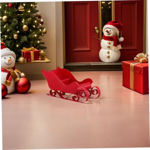 4 figuras de Papá Noel vintage para decoración de mesa navideña 5