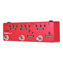 SHUIYUE DC5 Pédale Multi-Effets pour Guitare 6 en 1 Delay + Chorus + Distortion + Overdrive + Booster + Buffer Full… - Les Beatles, Paul McCartney, John Lennon, RIngo Starr, George Harrison