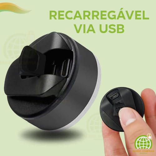 Lanterna Para Bike Bicicleta Traseira Redonda Led Vermelho usb Recarregável Prova D'água Mundo Comp