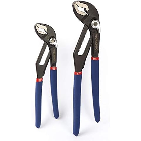 WORKPRO 2 piezas- Alicates Extensible, Alicate de Pico de Loro con Ranura Curvada Cover