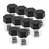 Yardwe 10pièces Dés Truqués pour Tours de Magie Accessoires de Spectacle pour...