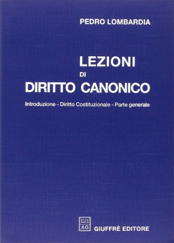 Lezioni Di Diritto Canonico.