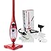 Produktbild H2O X5+ 2-in-1 Dampfreiniger & Handdampfreiniger  Multifunktionaler Dampfbesen für Böden, Teppiche & Fenster  Chemiefreie Reinigung in 15 Sek.  Inkl. Zubehör, Rot