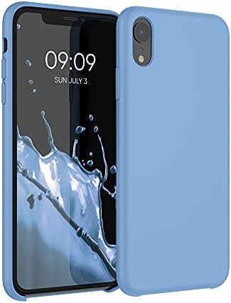 kwmobile Case Compatible with Apple iPhone XR Case - TPU Silicone Phone Cover with Soft Finish - Dove Blue