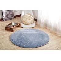 Amazon｜[イノヤ] ラグ 円形 洗える 丸 直径 200 サラふわ シャギー