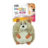 Fancy Pets Juguete para Perros de Peluche Ardilla Barrigón Buddies con Squeaker Suave y Resistente