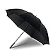 Procella Golf Umbrella Windproof 68 Inch Large for Sports, Men & Women, Waterproof Rain Stick Umbrellas (Black, 68 Inch Single Canopy)