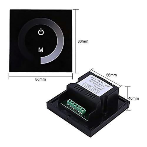 Variateur mural LED tactile Type 86 pour stopper les clignotements