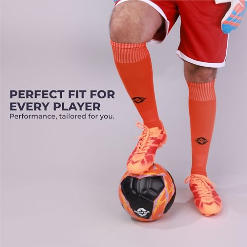 Image of Nivia Plain Encounter Football Stockings for Men & Women, Knee Length, Football Socks, Sports Socks