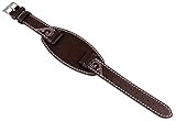  Esprit Unterlageband Uhrenarmband Leder 17mm Dunkelbraun Ziernaht ES104802001