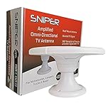 Sniper Automotive SN-335 DVB-T Digital TV Aerial for Caravan and Boats,White
