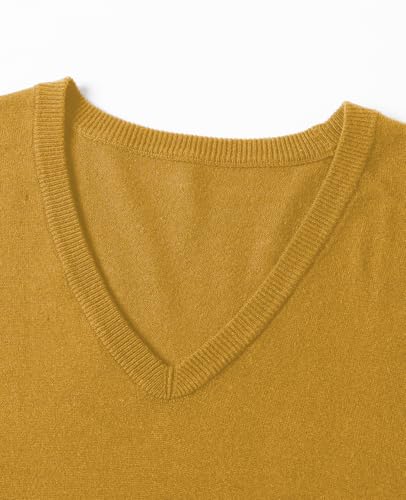 Image of QUALFORT Women's Sweaters Long Sleeve Soft Lightweight Basic Knitted Pullover Sweater