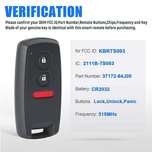 Télécommande Suzuki Grand Vitara résoudre panne centralisation KBRTS003 - 3
