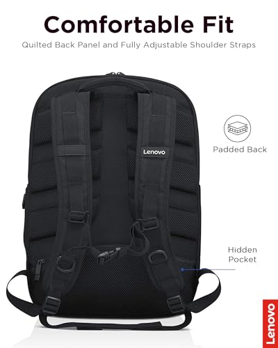 Image of Lenovo - Legion 17 inch Armored Backpack - Gaming Laptop Bag - Double Layered Protection - Dedicated Storage Pockets - Durable Pack with EVA Front Shield (Pack of 4)