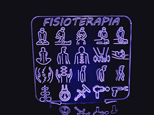Luminária Led 3d Profissão Fisioterapia