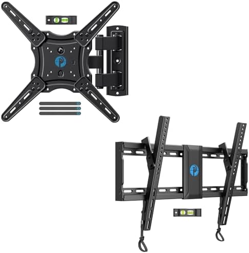 Pipishell Full Motion TV Wall Mount For 37-75 Inch TVs Up To 100lbs - Swivel & Tilt Bracket