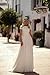 Chiffon Lace Appliques Wedding Dresses for Bride Long High Neck A Line Elegant Bridal Gowns for Bride Ivory US8
