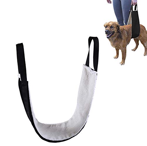 Double Layer Support Harness Pet Sling Dog Lift Harness Large & Medium Dogs Rehabilitation Lift Straps Hip Assist Stability, Injured, Disabled, Arthritis, ACL, Joint Pain