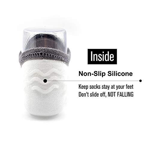 Image of Busy Socks Mens No Show Low Cut Socks Women's Invisible Liner Thin Socks with Non-Slip Heel Grips,Recycled Socks,1 /5 Pack