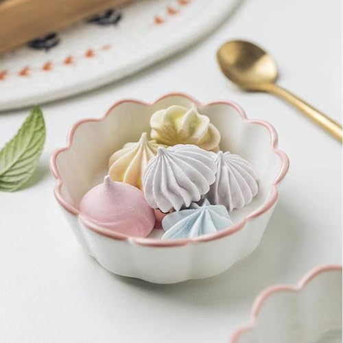 Image of Soy Sauce Dipping Bowls, Ceramic Dipping Bowl, Small Dip Bowls Set Sauce Dish Tiny Bowls Side Dish, Ketchup Soy BBQ Sushi Party Condiments Serving Bowl (Pack of 4, Yellow Bear)