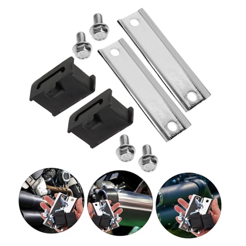 Soporte protector de cola de escape contra golpes y vibraciones de motocicleta 7