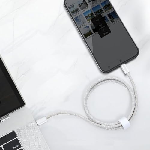 Image of 6FT iPhone 17 /16 /15 USB C to USB C Cable for iPhone 17E /16E,17Air, 17 16 15 Pro Max, 15 /16 Plus Woven Cable, AirPods 4 / AirPods Pro (2nd /3rd Gen), iPad 10th Gen iPad Pro iPad Air 5th 4th Charger Cable