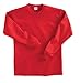 Soffe Big Boys' Long Sleeve T-Shirt,Red,M (10/12)
