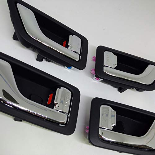 Hyundai Motors Genuine Chrome Inside Door Catch 4-Pc Set For 2002 2003 2004 2005 2006 2007 2008 2009 2010 2011 Hyundai Getz #TOP1