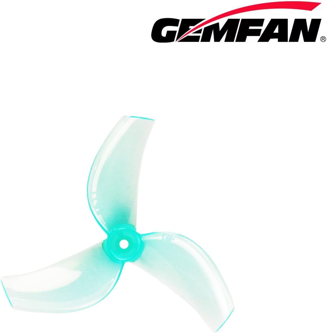 Gemfan 40mm 1611 3-Blade PC Propeller 1mm 1.5mm for RC FPV Freestyle Tinywhoop Drones DIY Parts (1.5mm)