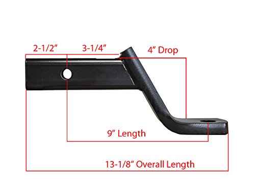 Rigid Hitch Class Iii, Iv Hitch Ball Mount Ub-409-B #TOP2