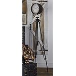 Deco 79 Metal Tall Tripod Clock