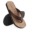 riemot Men's Flip Flops, Comfort Beach Sandals with Non-Slip Sole, Lightweight Thongs Shoes with Arch Support, Summer Casual Slippers for Pool, Shower, and Holiday Wear, UK 10 #1