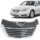 JOLONG Front Bumper Grill for Chrysler 200 2011-2014 Hood Grille Compatible with 68082050AE CH1200353 13999AOE