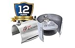 Rat Blockers for Drains | Anti-Rodent Stainless Steel Non Return Valve | Rust Resistant Sewer Rat Flap with Flexible Pipe Fitting | Heavy Duty Drain Pest Control 95mm - 105mm (Pack of 1)