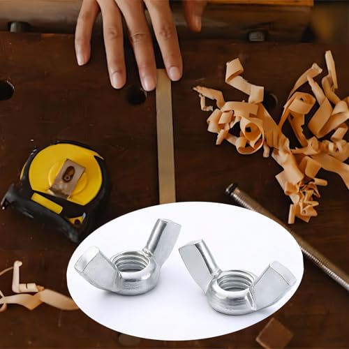 10 Stück Flügelmuttern M10 aus Edelstahl, Flügelmuttern, für Schrauben im Innen- und Außenbereich