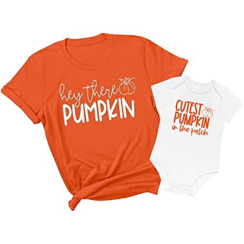 Fall Mom & Me Shirts - Matching Pumpkin Patch Outfits, Thanksgiving T-Shirts
