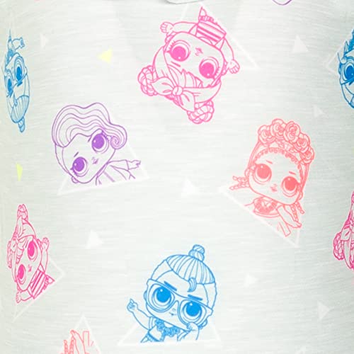 L.o.l. Surprise! Dawn Coconut Q.t. Surfer Babe Big Girls Skater Sequin Dress And Romper Grey/Purple 14-16 #TOP6