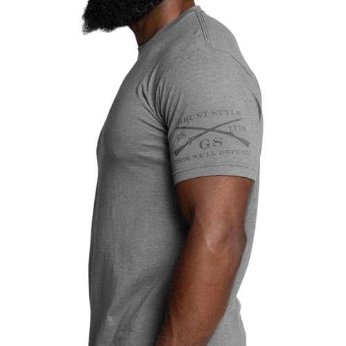 Image of Grunt Style Basic Crew Pack - USA, American Graphic Tee, Patriotic, Everyday, T-Shirts for Men Pack