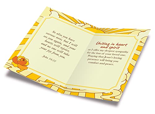Prime Greetings Assorted Religious Sympathy Cards 12 Pack, Made In America, Eco-Friendly, Thick Card Stock With Premium Envelope 5In X 7.75In, Packaged In Protective Mailer #TOP2