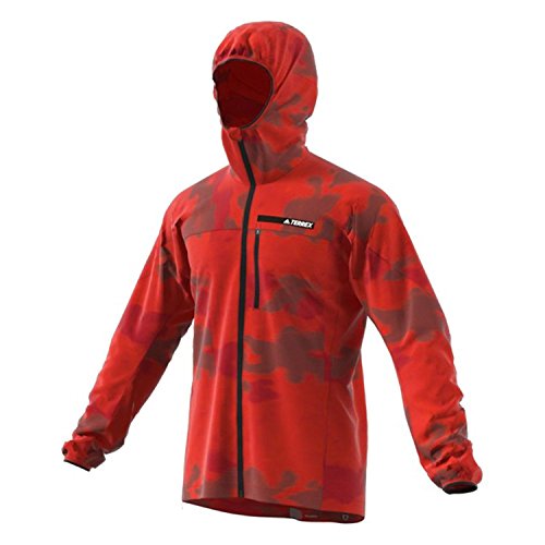 Veste Terrex Agravic Wind adidas sport homme S orange - Vêtement technique outdoor de running