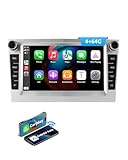 ESSGOO 4+64G Wireless Carplay und Android Auto Autoradio Für Vauxhall Opel Corsa C/D Zafira B Astra G/H Meriva Signum Combo, 7 Zoll Touchscreen Radio mit Bluetooth FM RDS GPS WiFi Silber