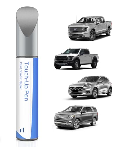 PARTS4EV JS-M7432A Iconic Silver Metallic Touch Up Paint Compatible with Ford Exact Match–Chips and Nicks Touch Up