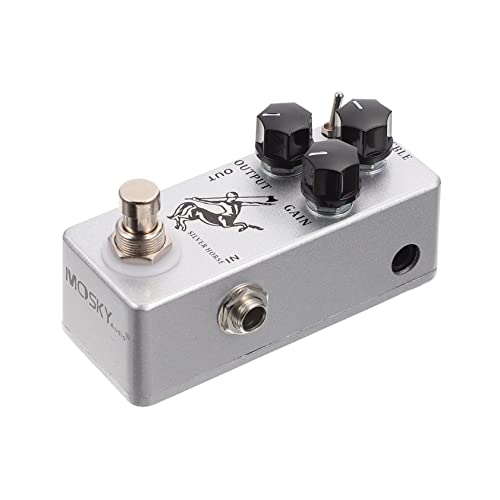 Yardwe 1Pc Mini Guitar Effect Processor Professional Overload Effector for Electric Guitar Compact Design Durable Construction for Home Outdoor Use