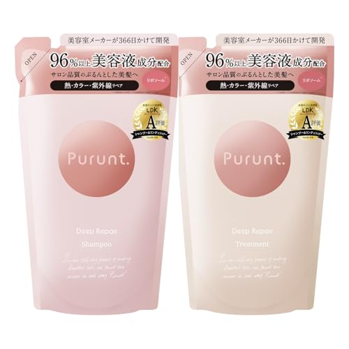 Purunt (プルント) シャンプー トリートメント 詰替セット (ディープリペア)