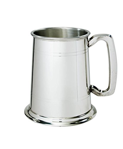 Wentworth Pewter - Standard Double Lined 1 Pint Pewter Tankard