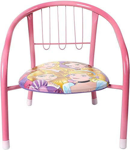 Cadeirinha Infantil Das Princesas Meninas Rosa Divertida Assento Macio Pequena Disney Para Crianças