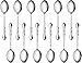 New Star Foodservice 58703 Stainless Steel Rose Pattern Dinner Spoon, 7-Inch, Set of 12...