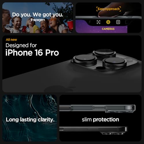 Image of Spigen for iPhone 16 Pro Case, Ultra Hybrid [No Magnet Ring][Anti-Yellowing] - Space Crystal