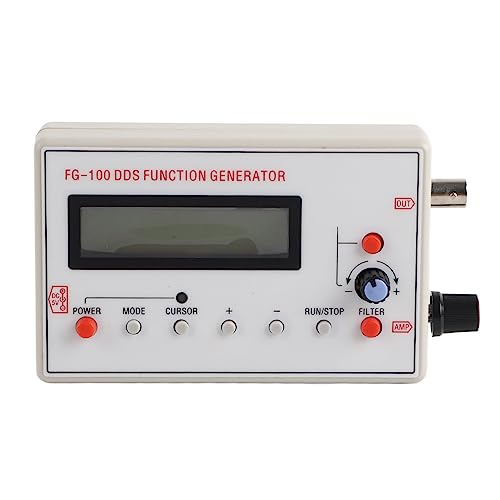 Walfront FG ‑ 100 Generador de Funciones DDS Generador de Señal Fuente de Señal Generador Medidor Frecuencia de Onda Sinusoidal Contador 1Hz ~ 500kHz